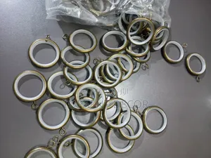 Gold Strong Drapery Rings