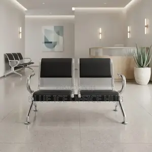 2-Seater Waiting Chair for Office Reception