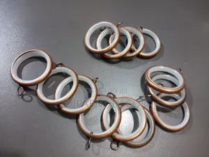 Bronze Round Rings With a Plastic Band