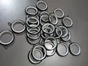 Bronze Round Rings With a Plastic Band
