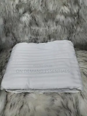 (6pcs) EXTRA KING SIZE Stripped Cotton Bedsheet