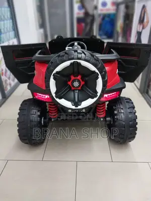 Jumbo Heavy Duty 4x4 Red Kids Ride-on Jeep (Model WN-1166).