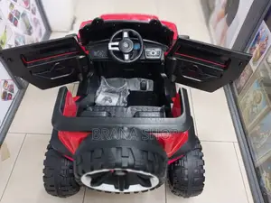 Jumbo Heavy Duty 4x4 Red Kids Ride-on Jeep (Model WN-1166).