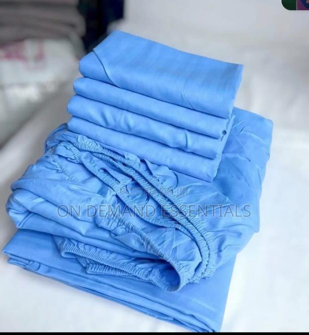 Striped Fitted Bedsheet Sets Material: Cotton - thumbnail 2
