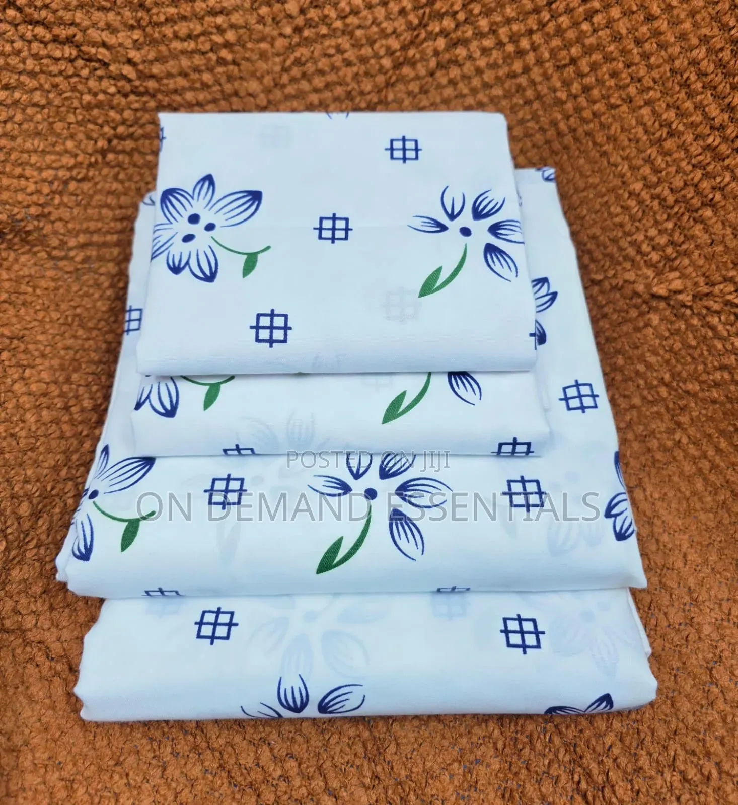 (4pcs) Both Printed Cotton Bedsheets