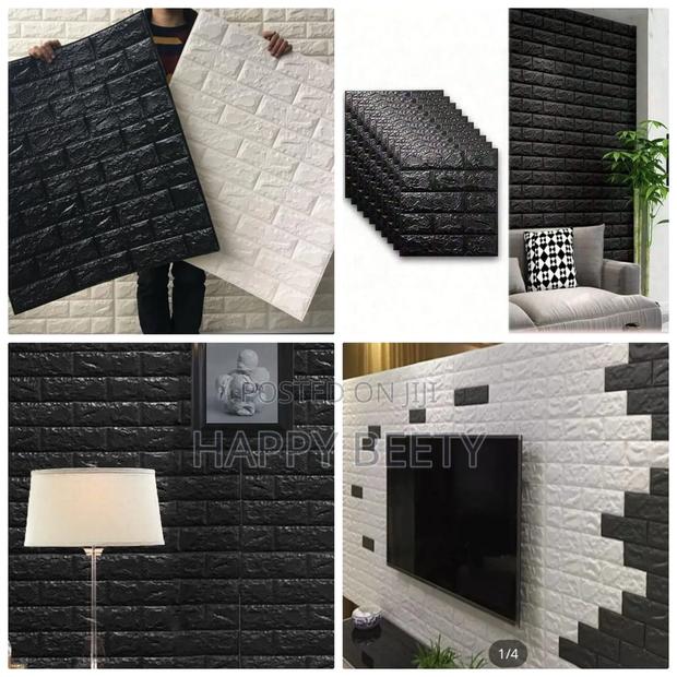 3D Brick Textured Peal and Stick Wall Panels