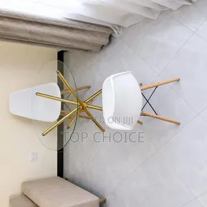 Balcony Glass Round Table and Chairs Set