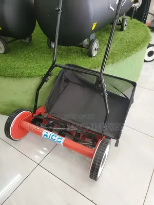 Aico 20 Inches Manual Lawnmower With Grass Catcher Bag