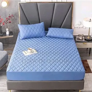 Mattress Guard Light Blue Fitted Waterproof Mattress Protectors