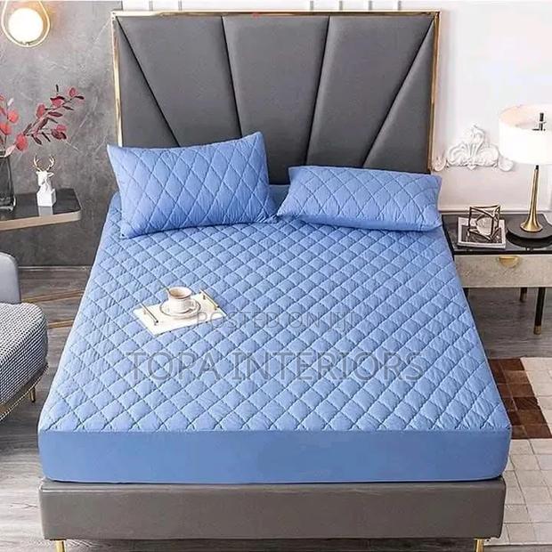 Mattress Guard Light Blue Fitted Waterproof Mattress Protectors - main view