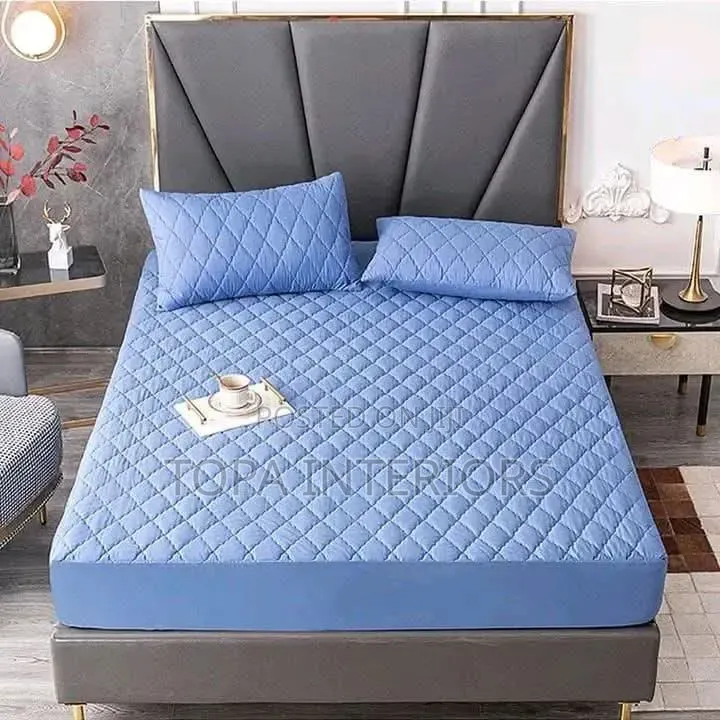 Mattress Guard Light Blue Fitted Waterproof Mattress Protectors