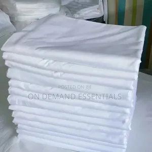 Cotton White Plain Bedsheets