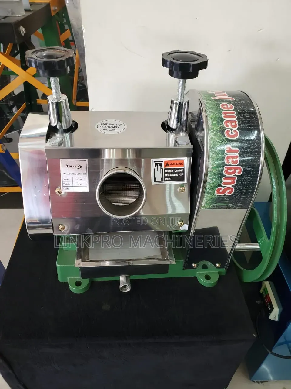 Milano Sugarcane Extractor 35 Kg/ Hour Head Only