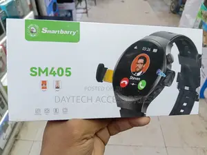 Smart Barry SM405 Sim Card Smartwatch 4G Round 2.5D Curved Display