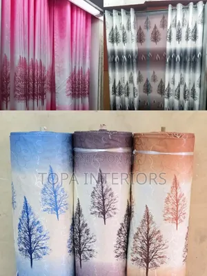 Tree FLOWERED Curtains for Living Room and Bedroom Windows