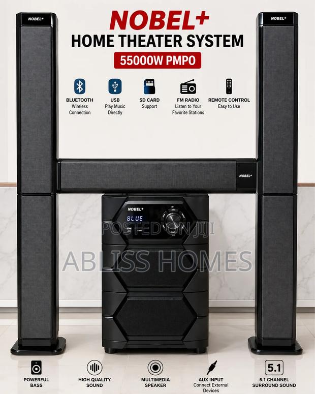 NOBEL* *NB2040* Tall Boy Speakers - main view