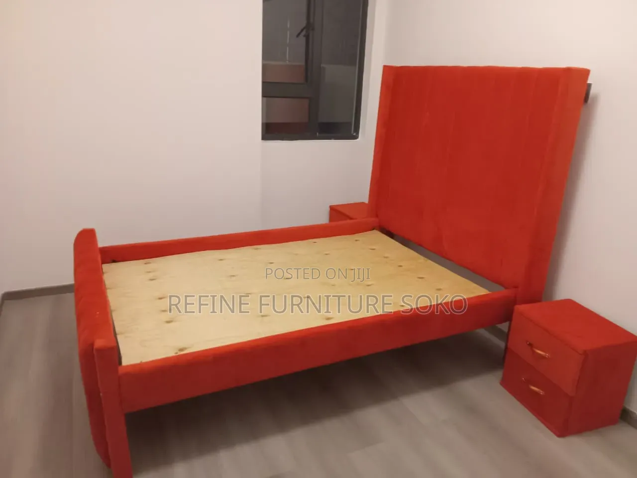 Orange Chester Tufted Bed 6x6 and 5x6 Available