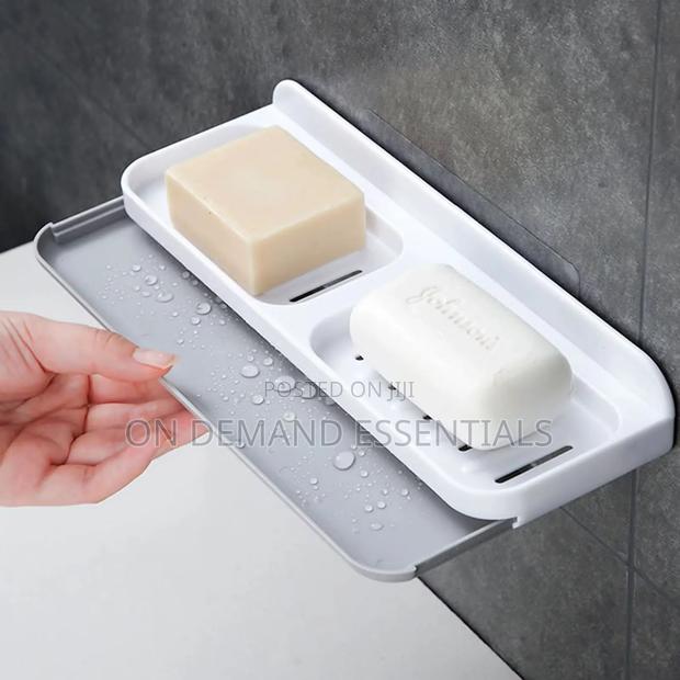 Double Sides Wall Mounted Adhesive Soap Holder/Box - thumbnail 2