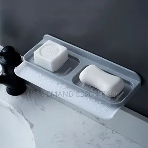 Double Sides Wall Mounted Adhesive Soap Holder/Box