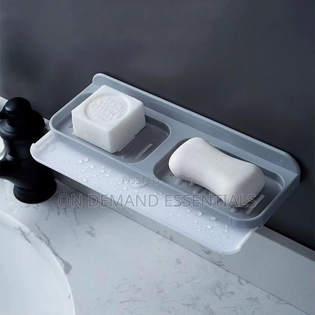 Double Sides Wall Mounted Adhesive Soap Holder/Box - thumbnail 3