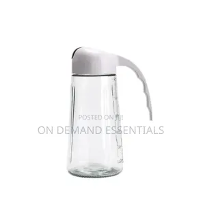 630 Ml Glass Kitchen Oil Bottle With Automatic Opening Closing