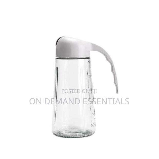 630 Ml Glass Kitchen Oil Bottle With Automatic Opening Closing - thumbnail 2