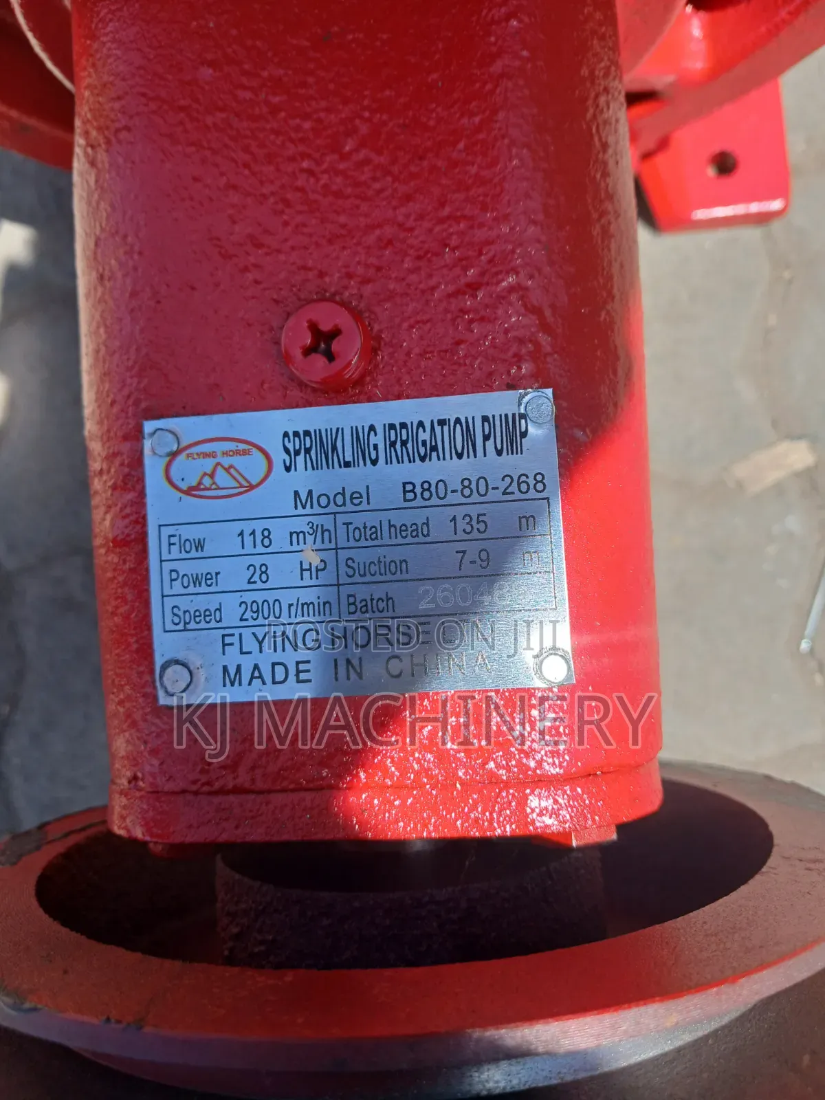 Bare Water Pump 135m Head
