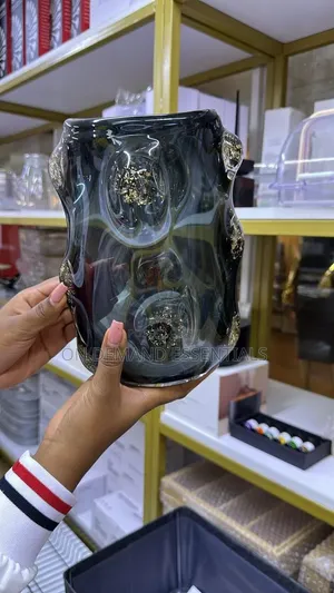 Flolenco Luxury Home Decor Glass Vase