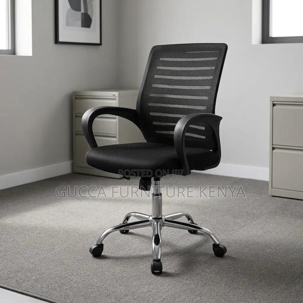 Mesh Home Office Study Seat. - thumbnail 3