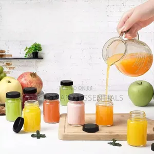 Set of 6 Gingershots Glass Bottles