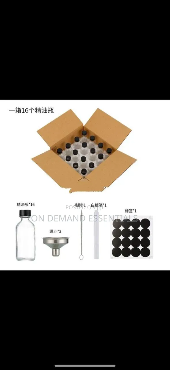 Glass Ginger Shots Bottles Set