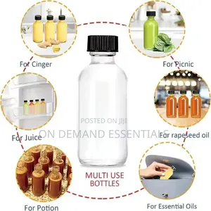 Glass Ginger Shots Bottles Set
