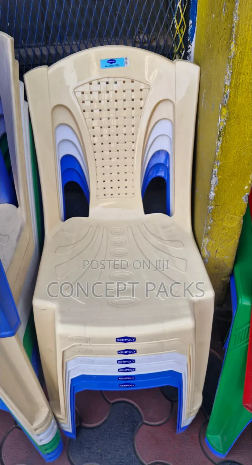 2044 Plastic Armless Chair - Kenpoly