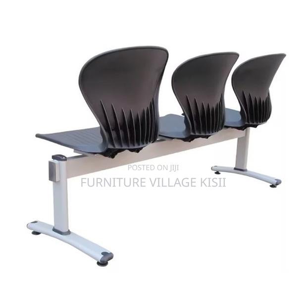 Office Bench: 3- Seater Plastic Waiting Bench - thumbnail 4