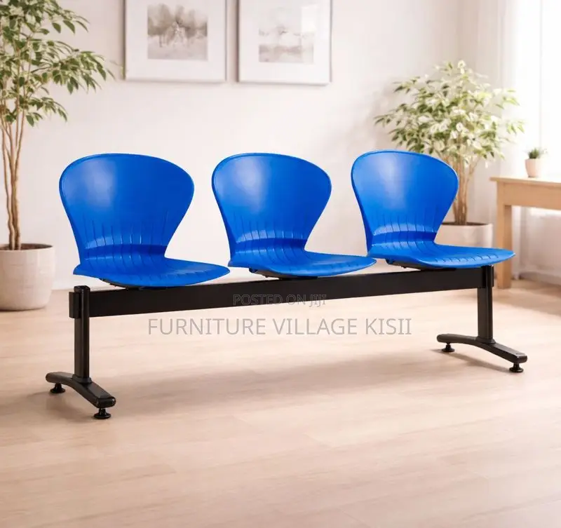 Office Bench: 3- Seater Plastic Waiting Bench