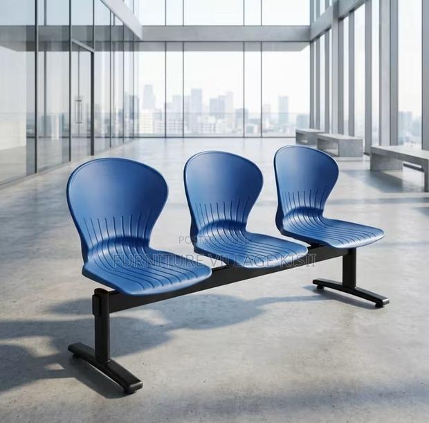 Office Bench: 3- Seater Plastic Waiting Bench - thumbnail 6