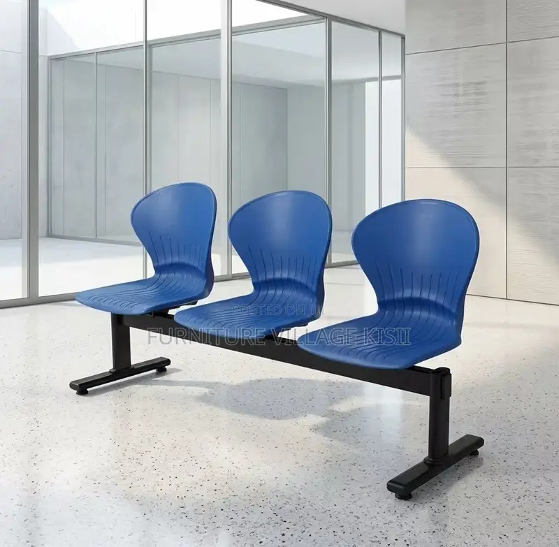 Office Bench: 3- Seater Plastic Waiting Bench