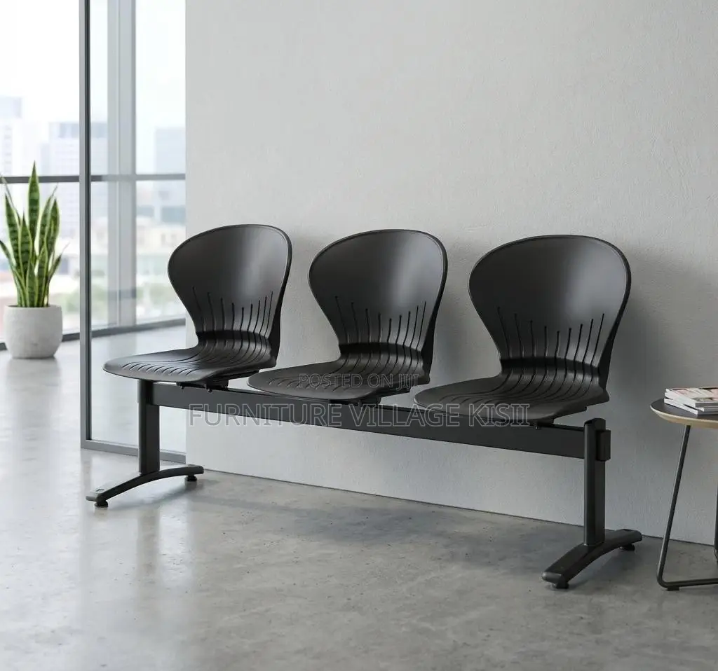 Office Bench: 3- Seater Plastic Waiting Bench