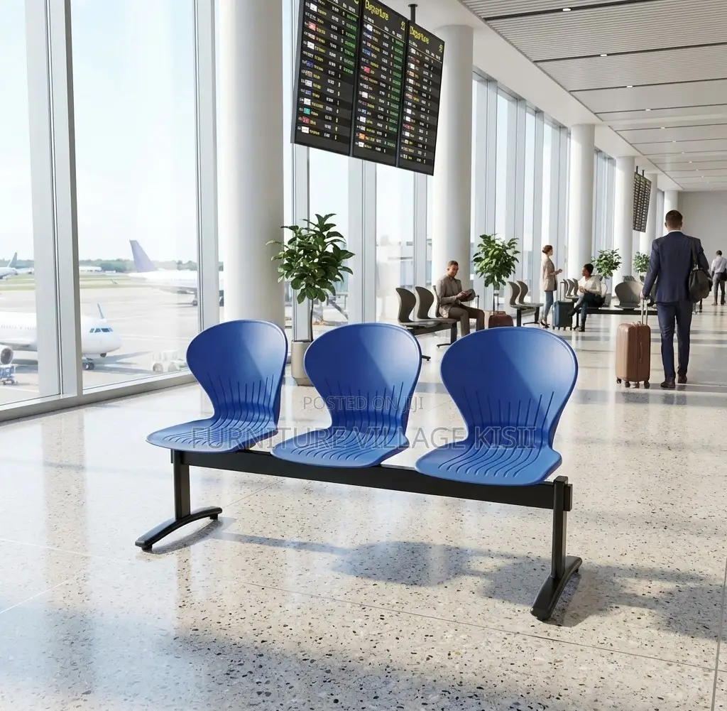Office Bench: 3- Seater Plastic Waiting Bench