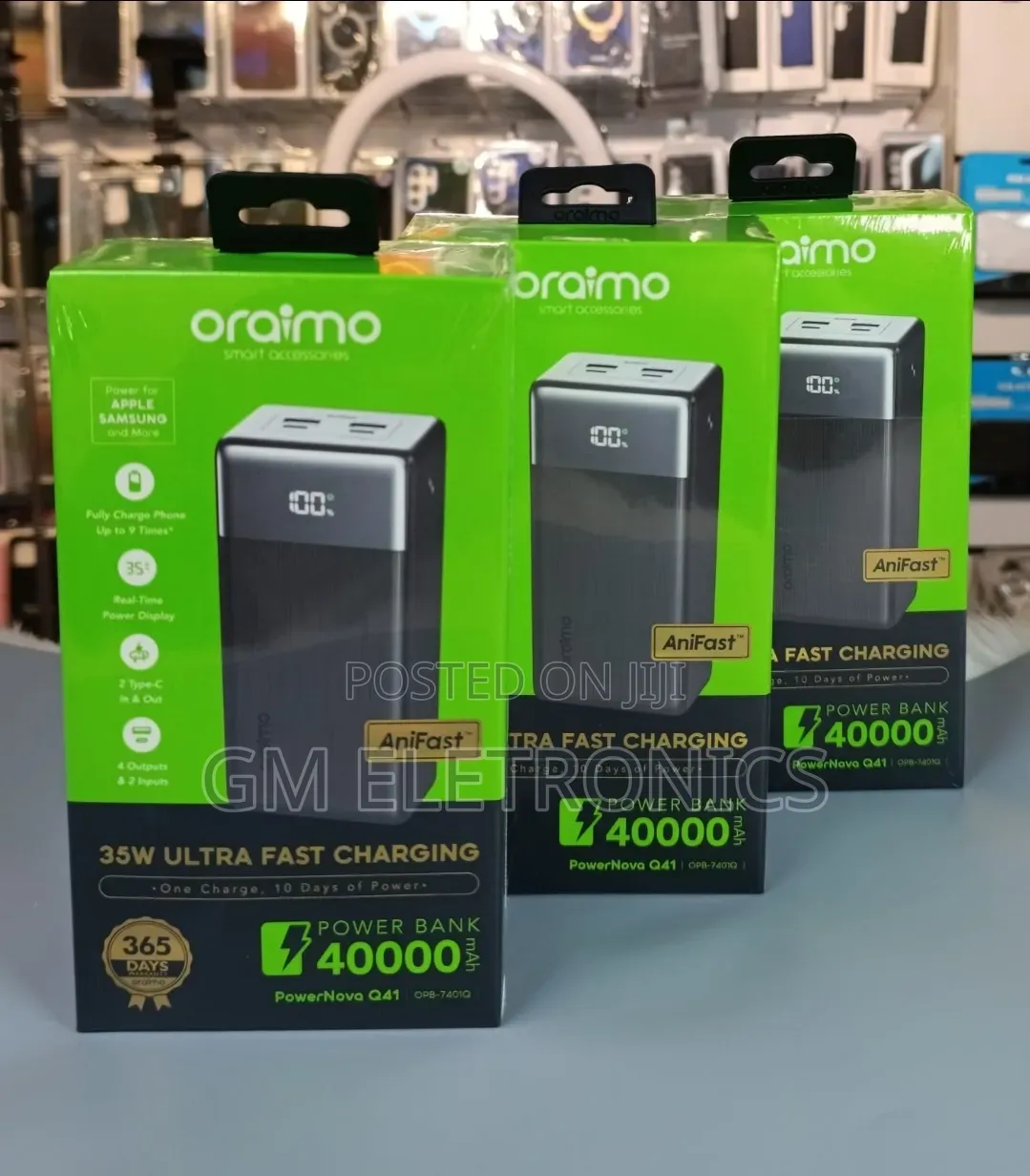 40000mAH Fast Charging 35W Portable Powerbank