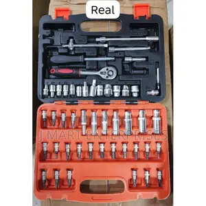 53pc Tools Socket Ratchet Mechanic Home Box Cabinet Hand Spanners