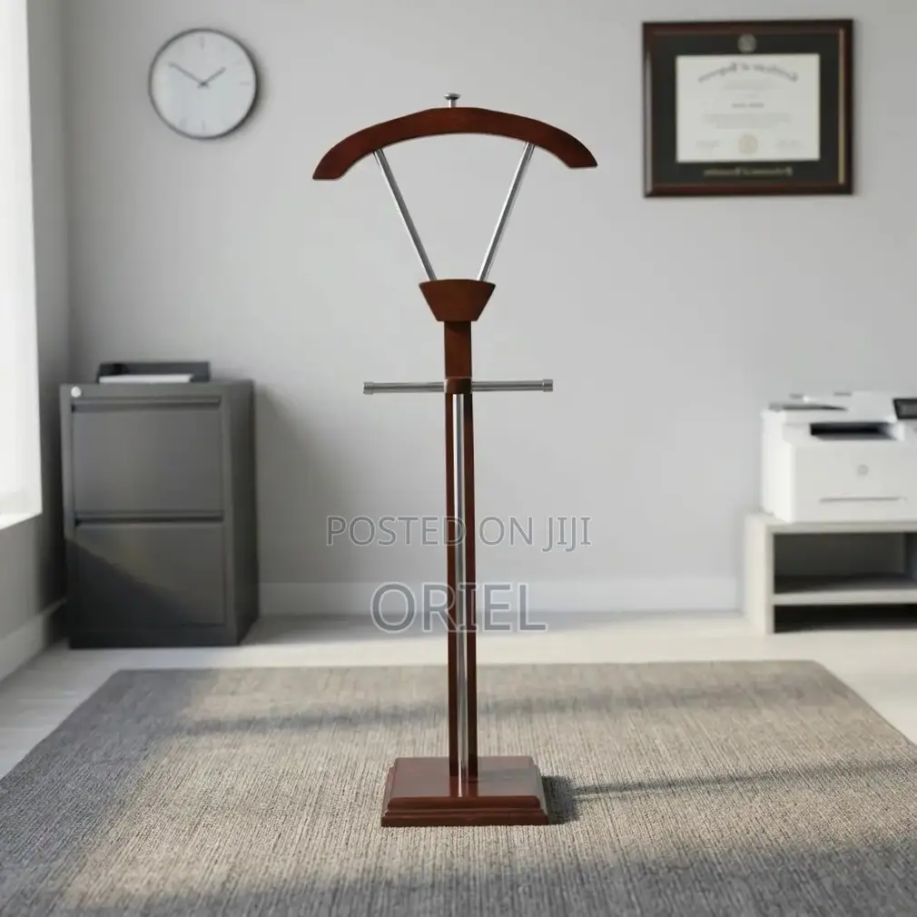 Office Cabinet : Vertical Wooden Office Coat Hanger