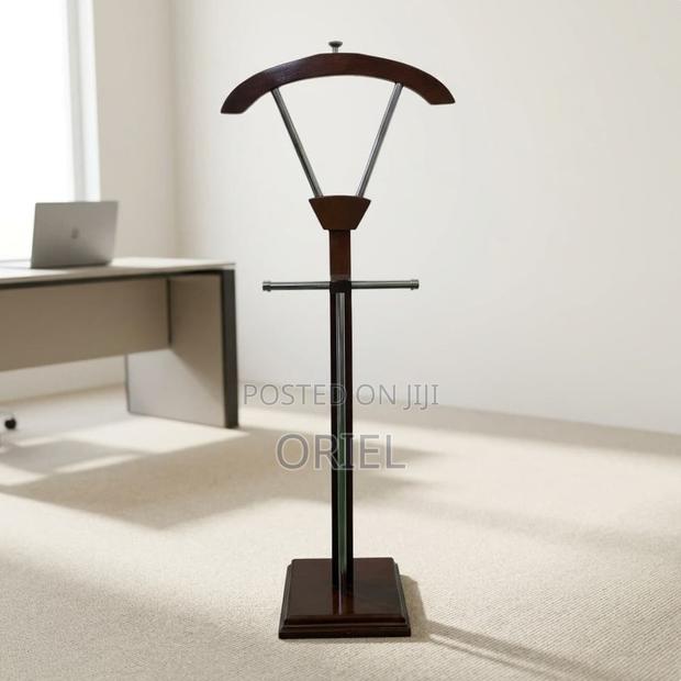 Office Cabinet : Vertical Wooden Office Coat Hanger - thumbnail 3