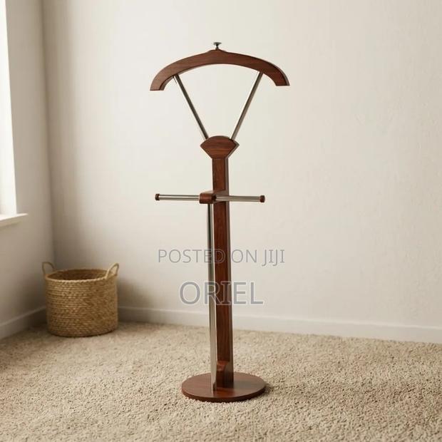 Office Cabinet : Vertical Wooden Office Coat Hanger - thumbnail 4