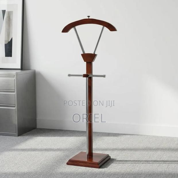 Office Cabinet : Vertical Wooden Office Coat Hanger - thumbnail 5