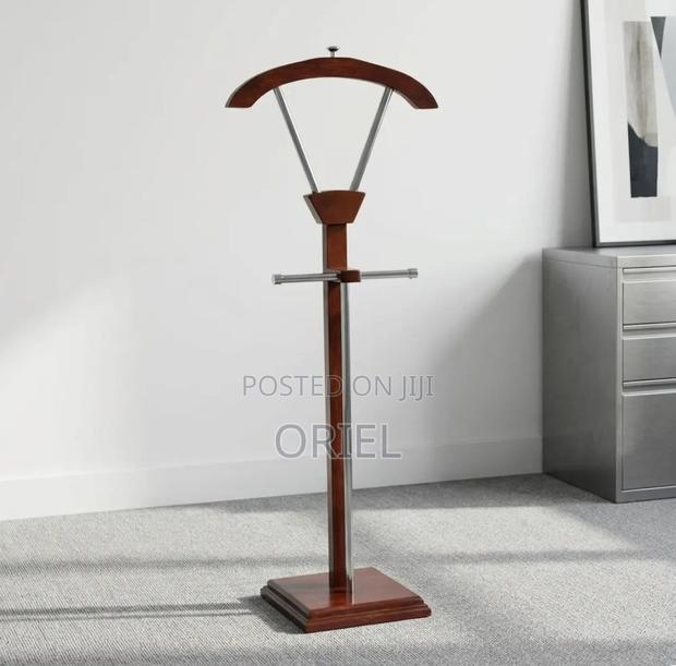 Office Cabinet : Vertical Wooden Office Coat Hanger - thumbnail 6