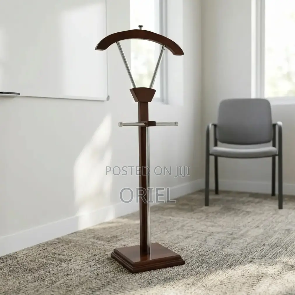 Office Cabinet : Vertical Wooden Office Coat Hanger