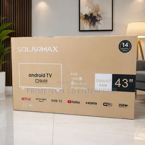 *Solarmax 43" Android QLED Smart TV