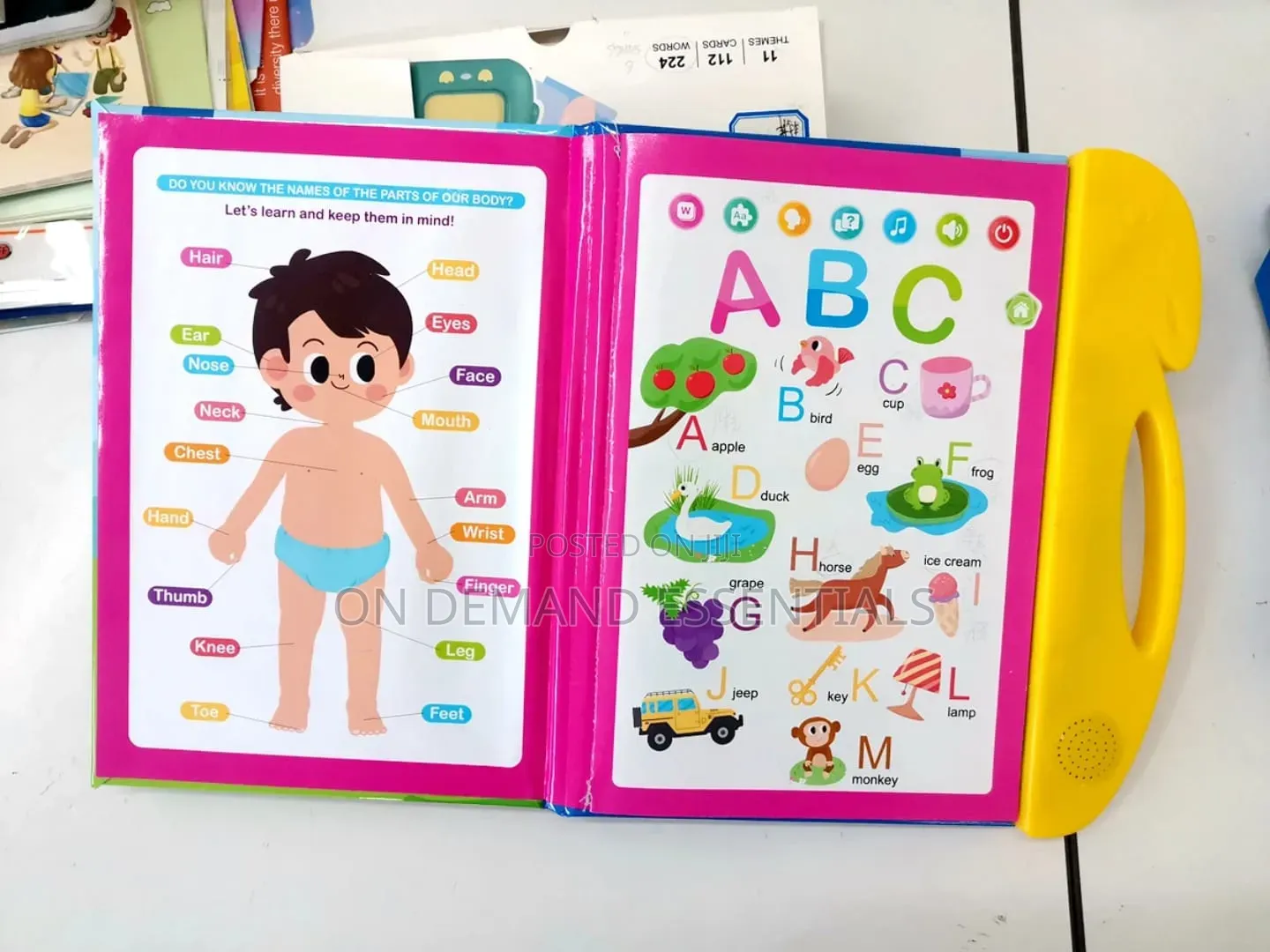 Audio Book Early Childhood English Words Sound Book