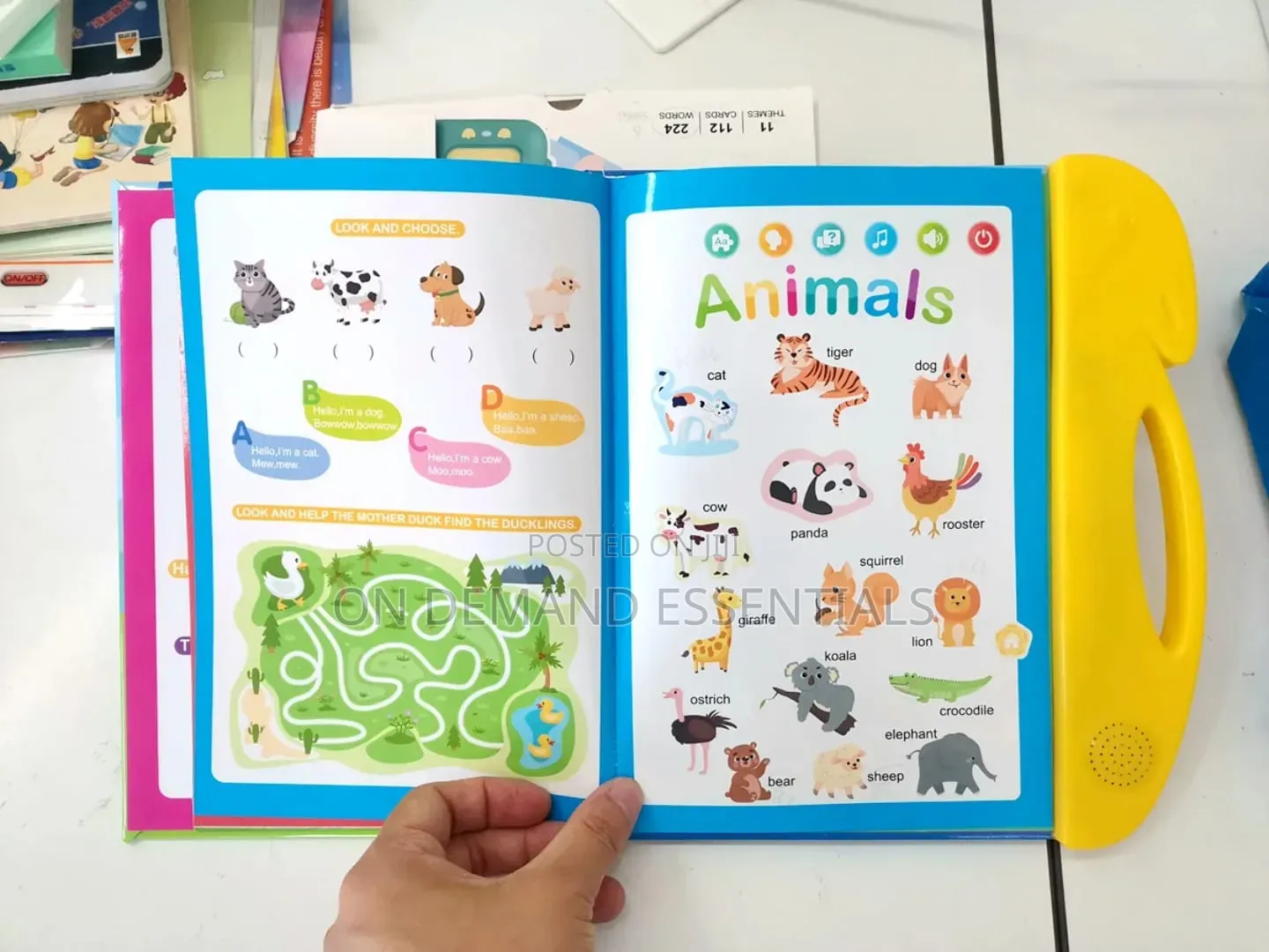 Audio Book Early Childhood English Words Sound Book